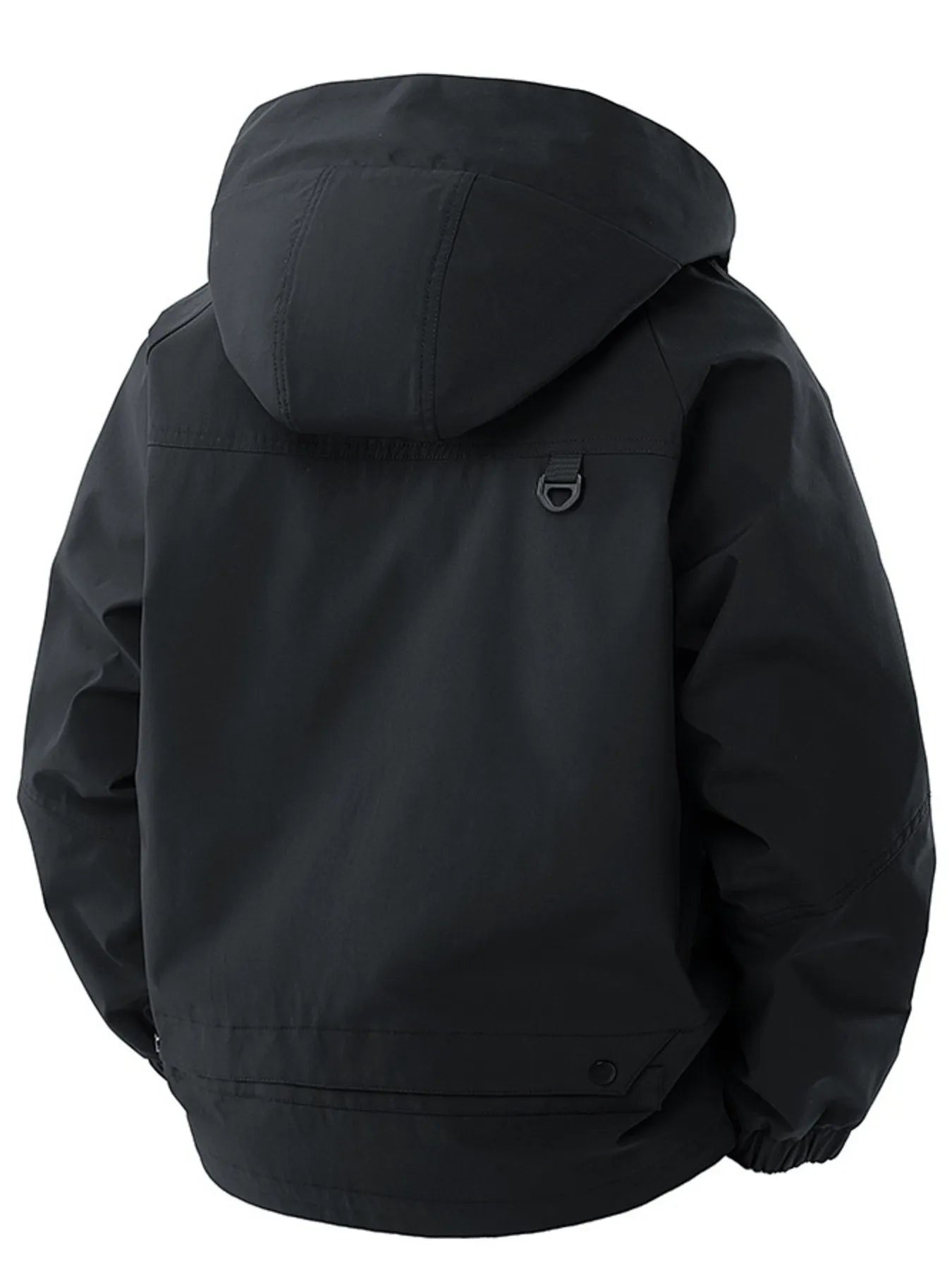 Men's Full Size Zip Up Long Sleeve Hooded Jacket Plus Size - Fashorio