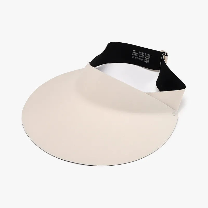 Breathable Adjustable Ice Silk Sun Hat Ivory One Size - Fashorio
