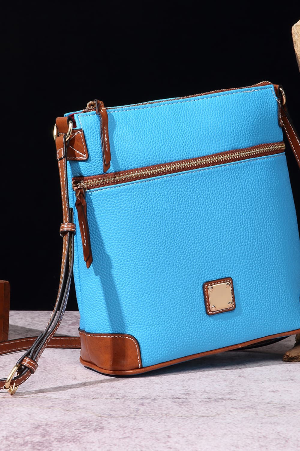 PU Leather Crossbody Bag - Fashorio