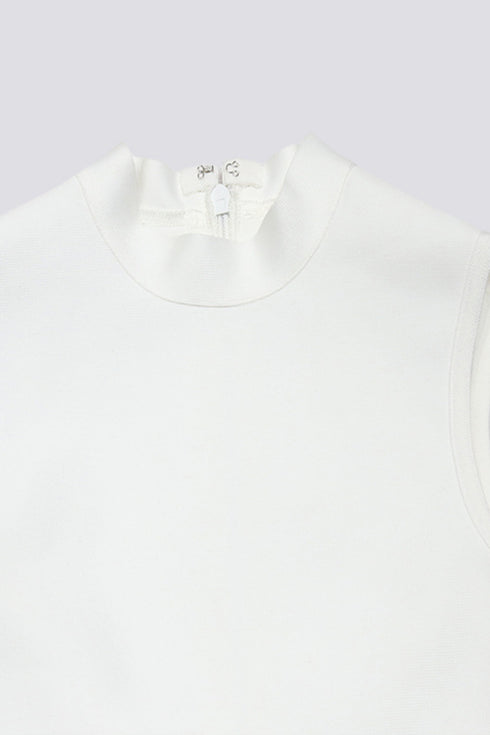 Rhinestone Tassel Hem Bodycon Dress - Fashorio