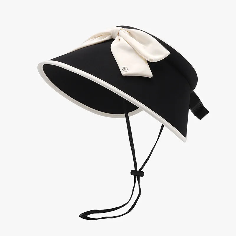 Bow Ice Silk Sun Hat - Fashorio