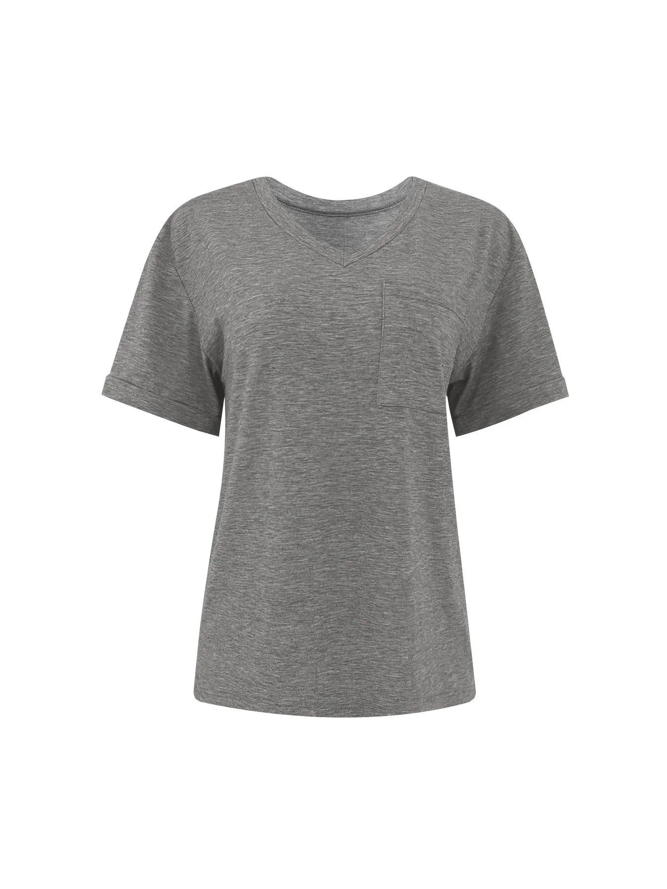 V-Neck Pocket T-Shirt - Fashorio
