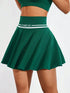 Ruched High Waist Mini Active Skirt - Fashorio