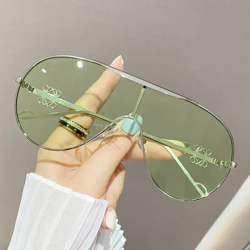 Gradient Aviator Sunglasses styleC One Size - Fashorio