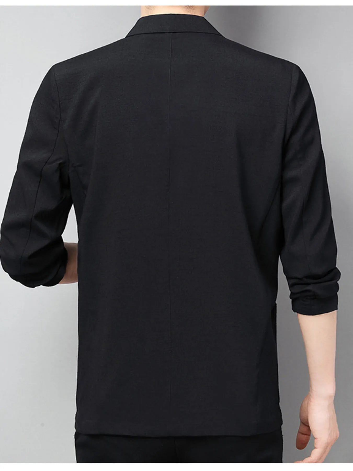 Men's Full Size Button Up Long Sleeve Blazer Plus Size - Fashorio