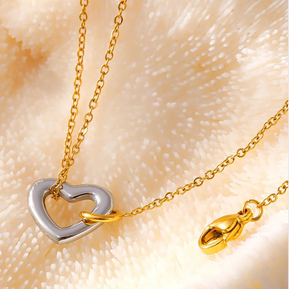 18K Gold-Plated Heart Bracelet - Fashorio