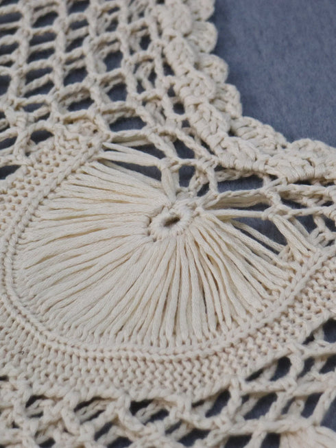 Crochet Fringe Beach Cover Up - Fashorio