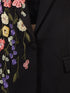 Pearl Detail Flower Lapel Collar Blazer - Fashorio
