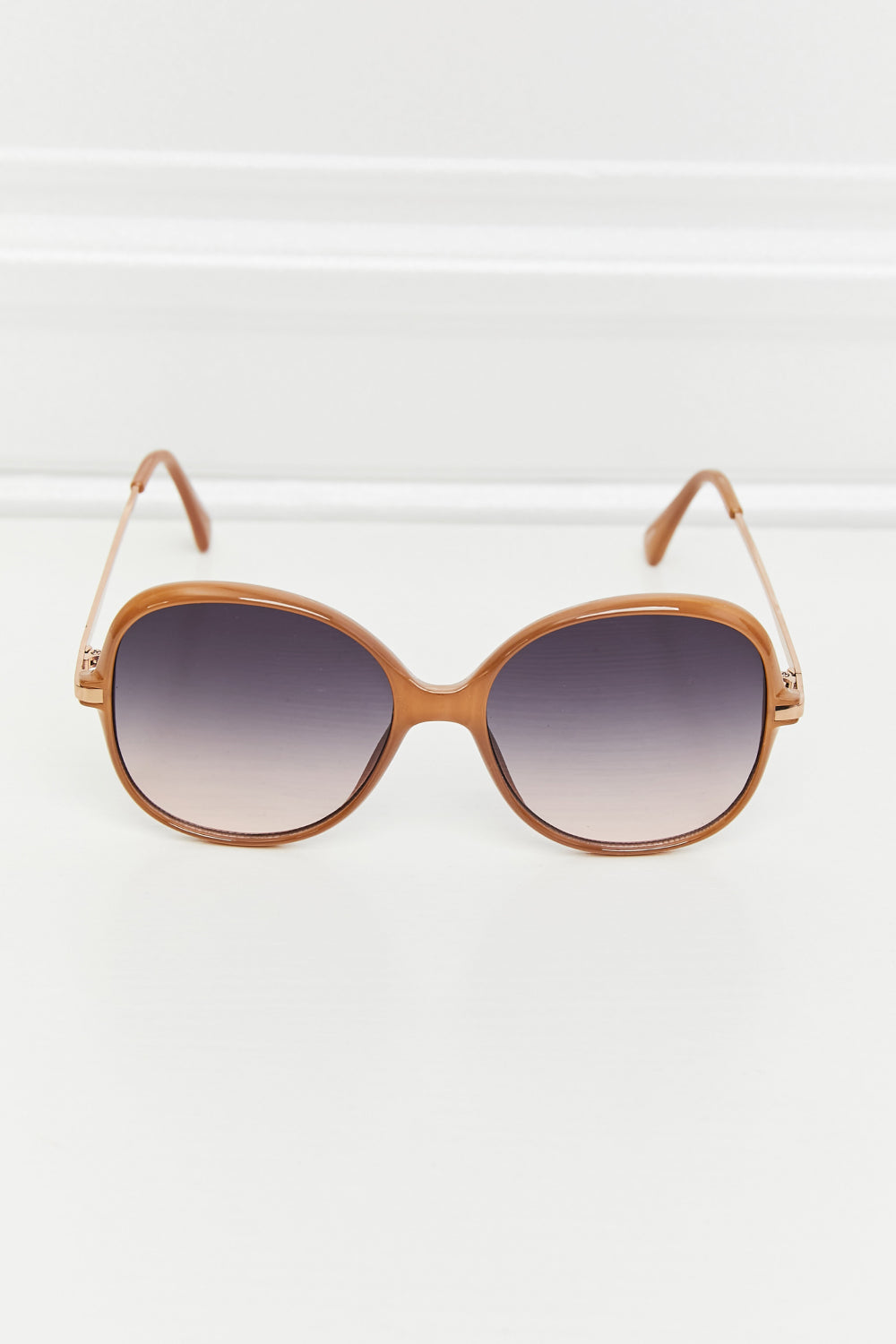 Metal-Plastic Hybrid Full Rim Sunglasses - Fashorio