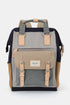 Himawari Waterproof Nylon Backpack Bag with Handles Grey Khaki One Size - Fashorio