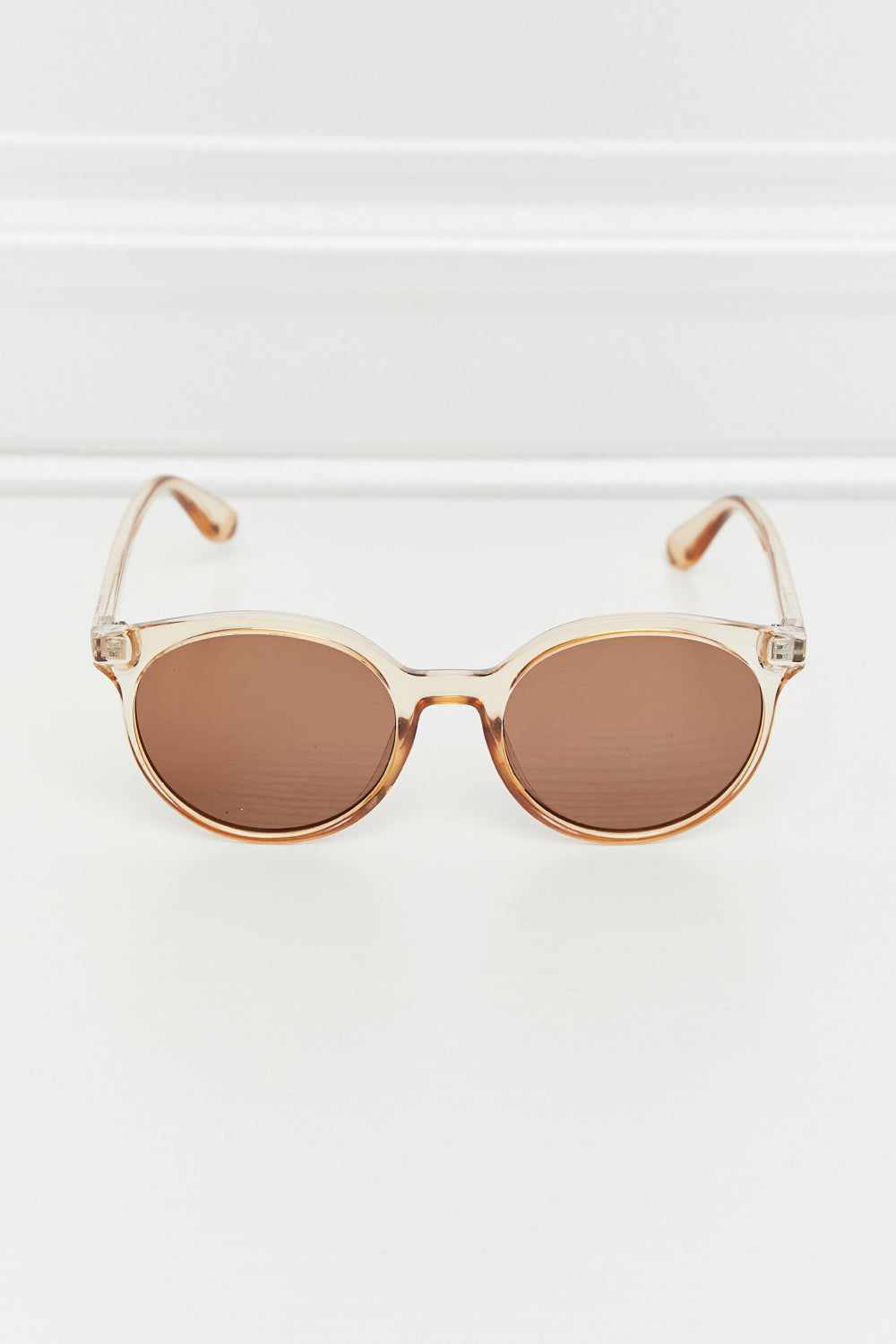 Round Full Rim Polycarbonate Frame Sunglasses - Fashorio