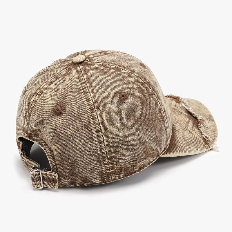 Fringe Adjustable Cotton Baseball Cap - Fashorio
