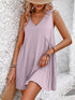 Mandy V-Neck Sleeveless Mini Dress - Fashorio