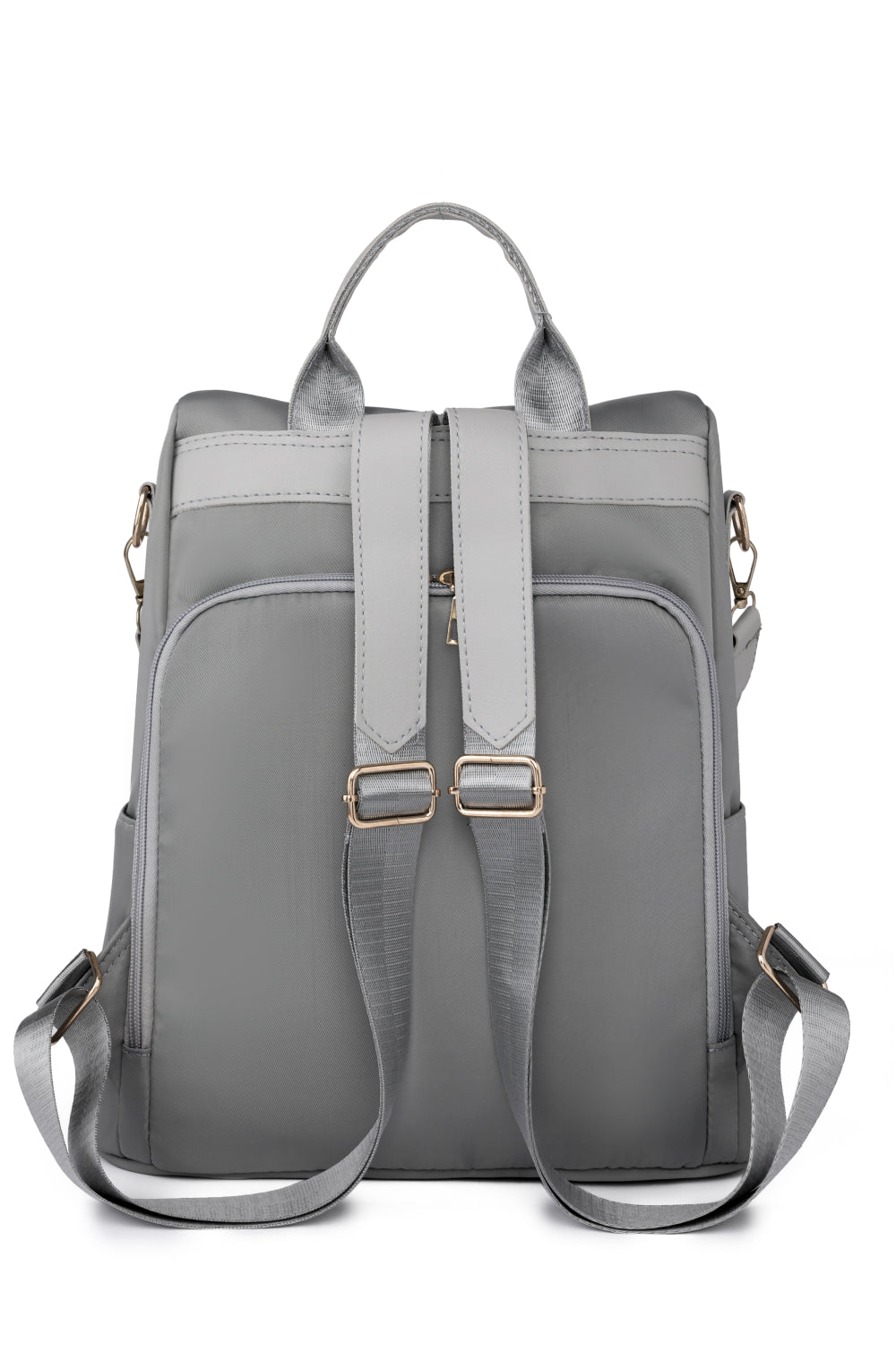 Zipper Pocket Beaded Backpack - Fashorio