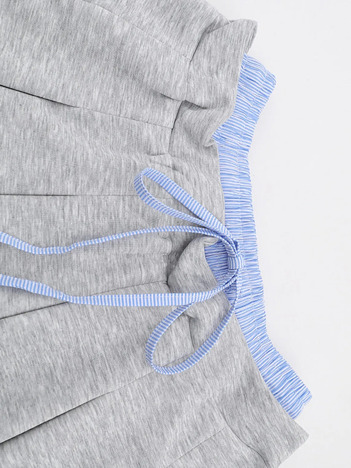 Drawstring Pleated Mini Skirt - Fashorio
