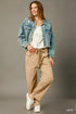 Umgee Cargo-Inspired Drawstring Pants - Fashorio