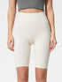Millennia High Rise Wide Waistband Active Shorts White - Fashorio