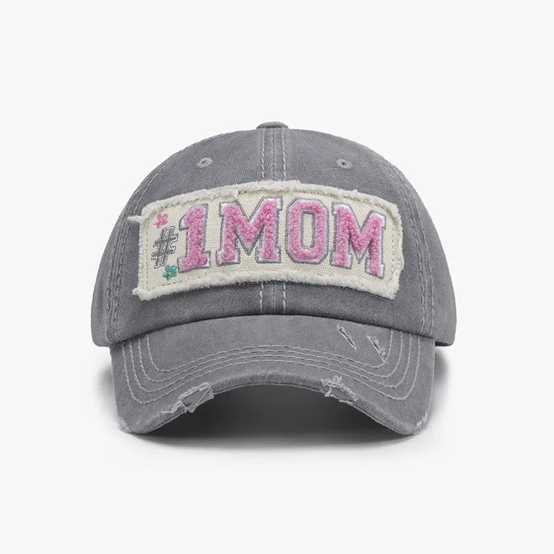 Letter Adjustable Cotton Baseball Cap - Fashorio