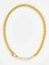 18K Gold-Plated Zircon Necklace and Bracelet Jewelry Set - Fashorio
