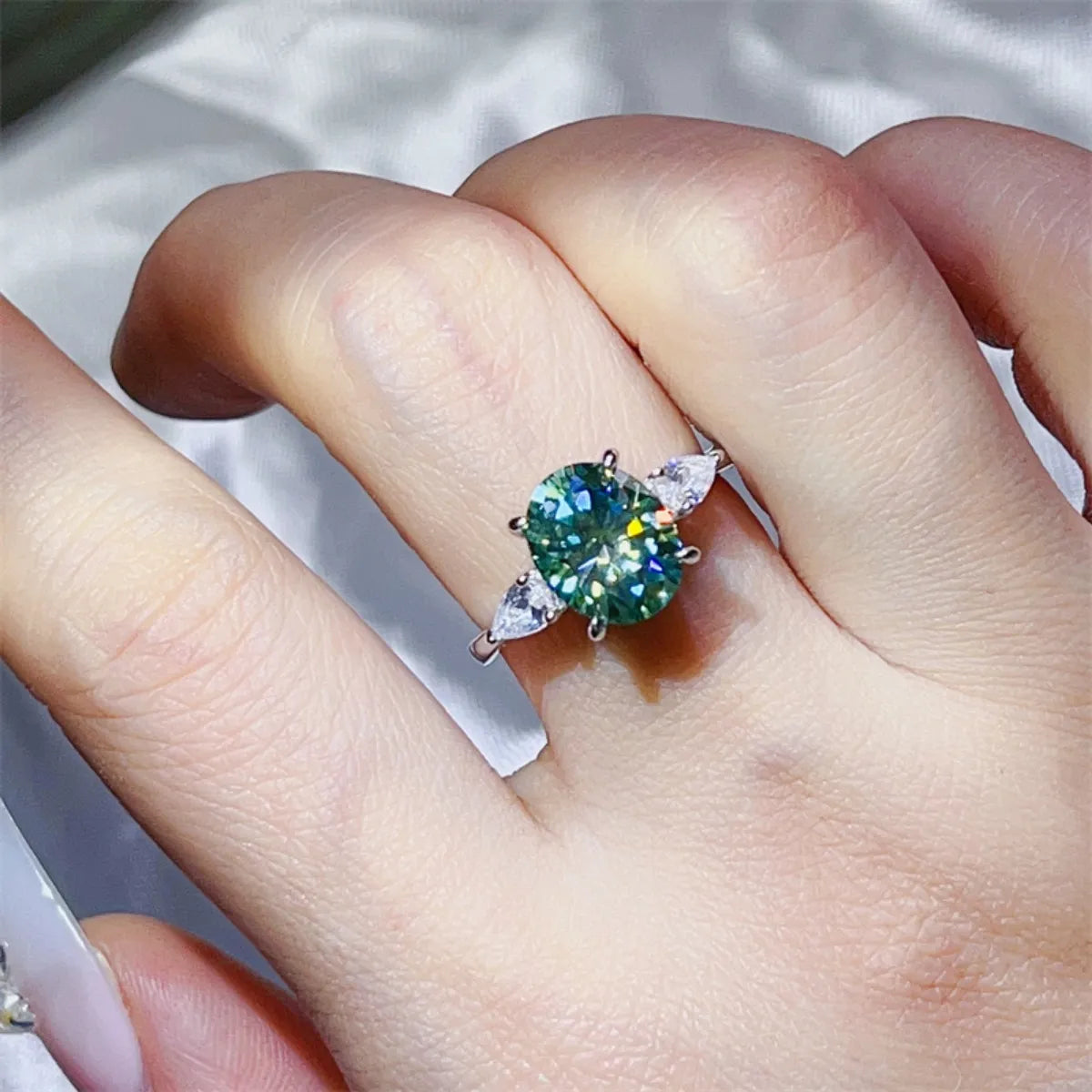 3 Carat Moissanite 925 Sterling Silver Ring - Fashorio