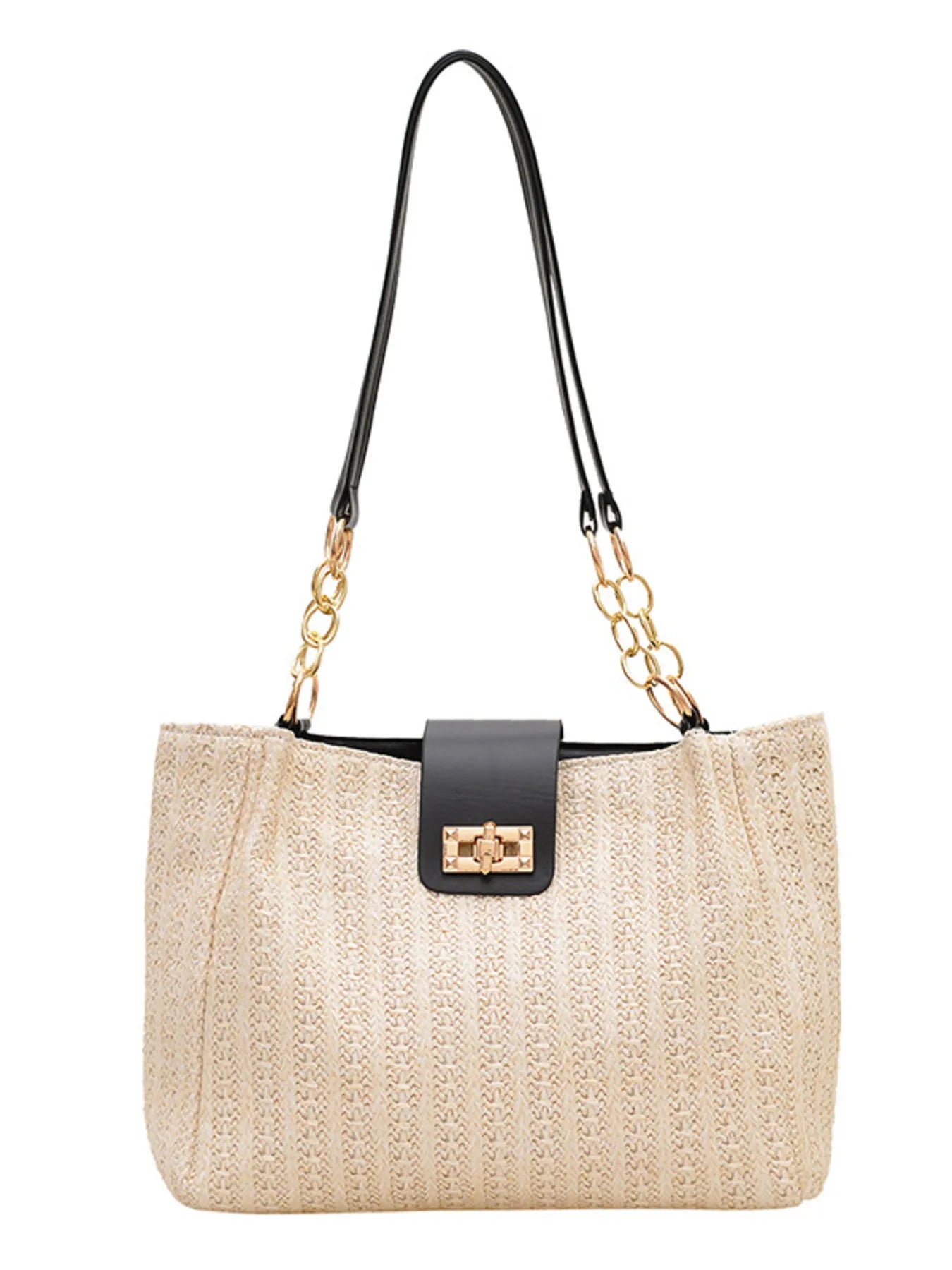Woven Straw Shoulder Bag - Fashorio