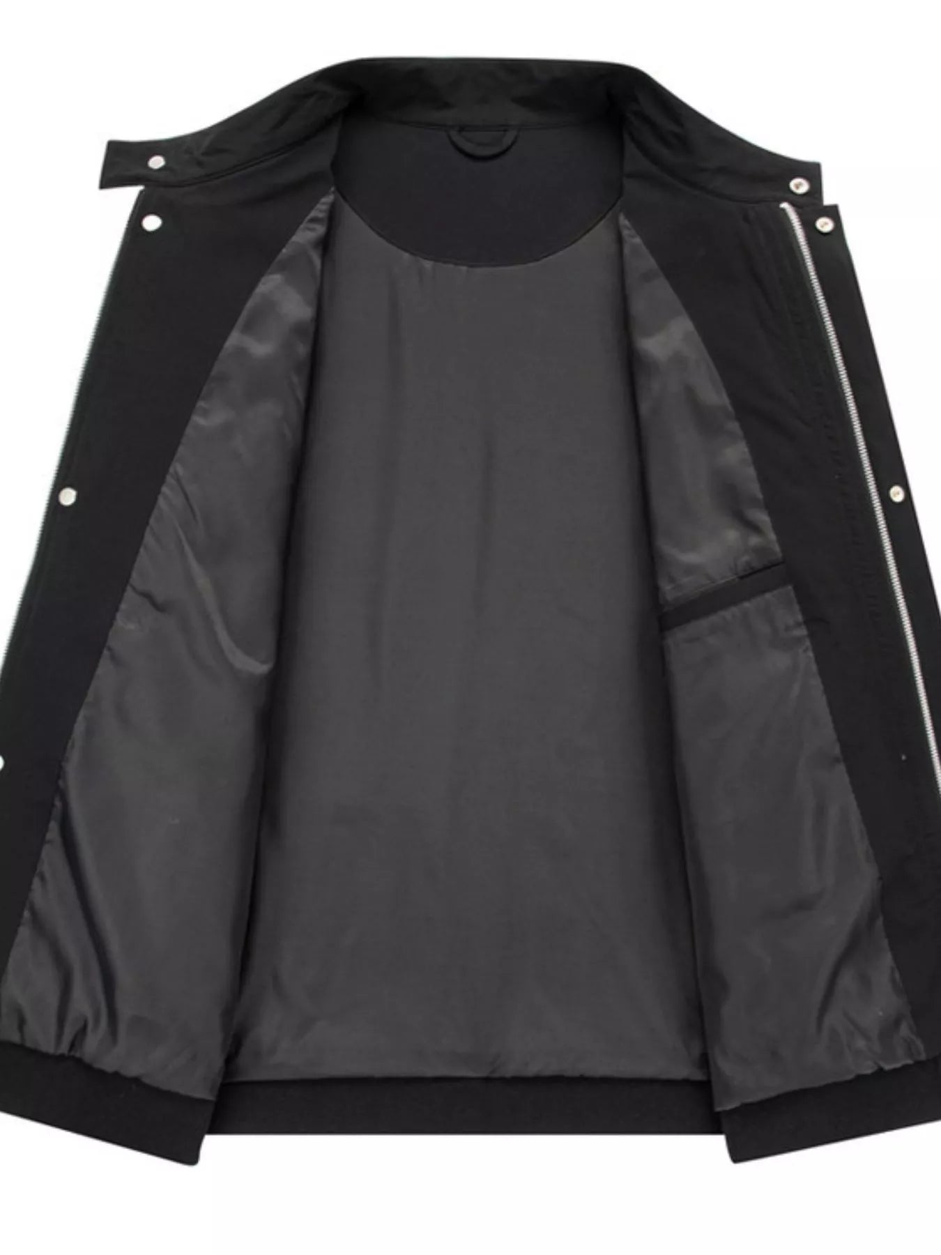 Men's Plus Size Zip Up Long Sleeve Jacket - Fashorio