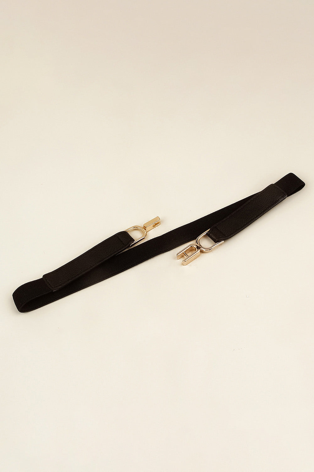 Alloy Buckle Elastic Belt - Fashorio