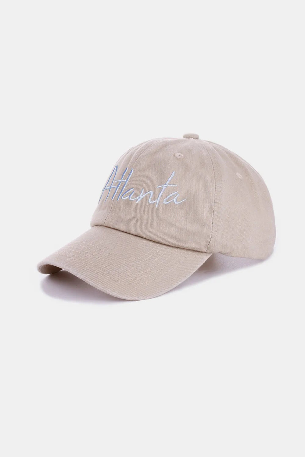 Zenana Washed ATLANTA Embroidered Baseball Cap - Fashorio