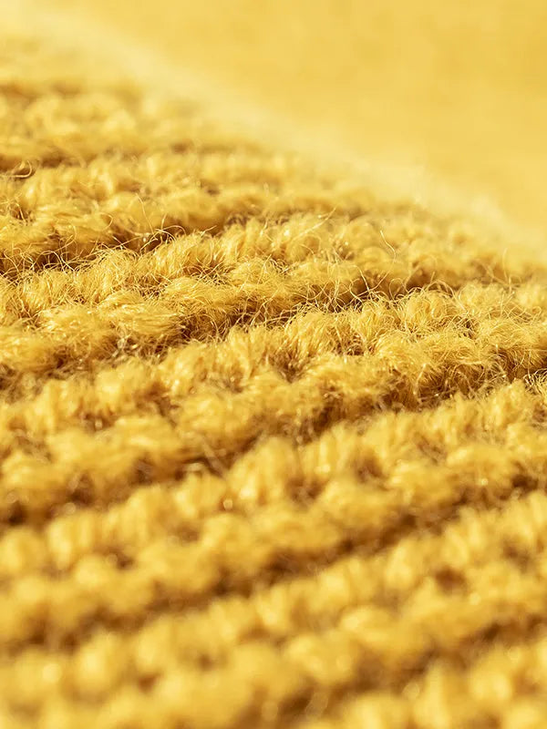 Distressed Cuffed Knit Hat - Fashorio