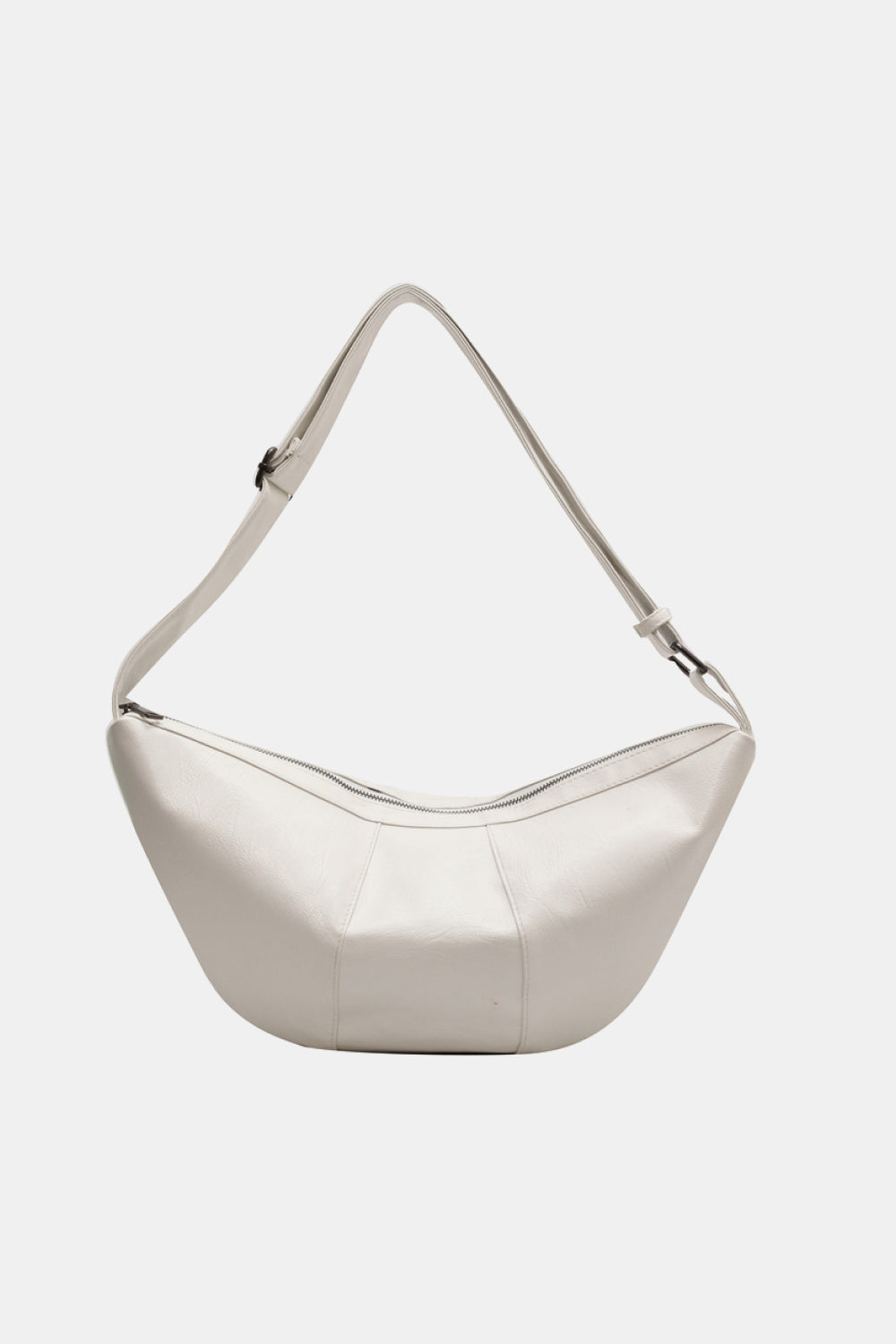 PU Leather Sling Bag White One Size - Fashorio
