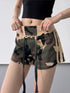 Camouflage Drawstring Shorts - Fashorio