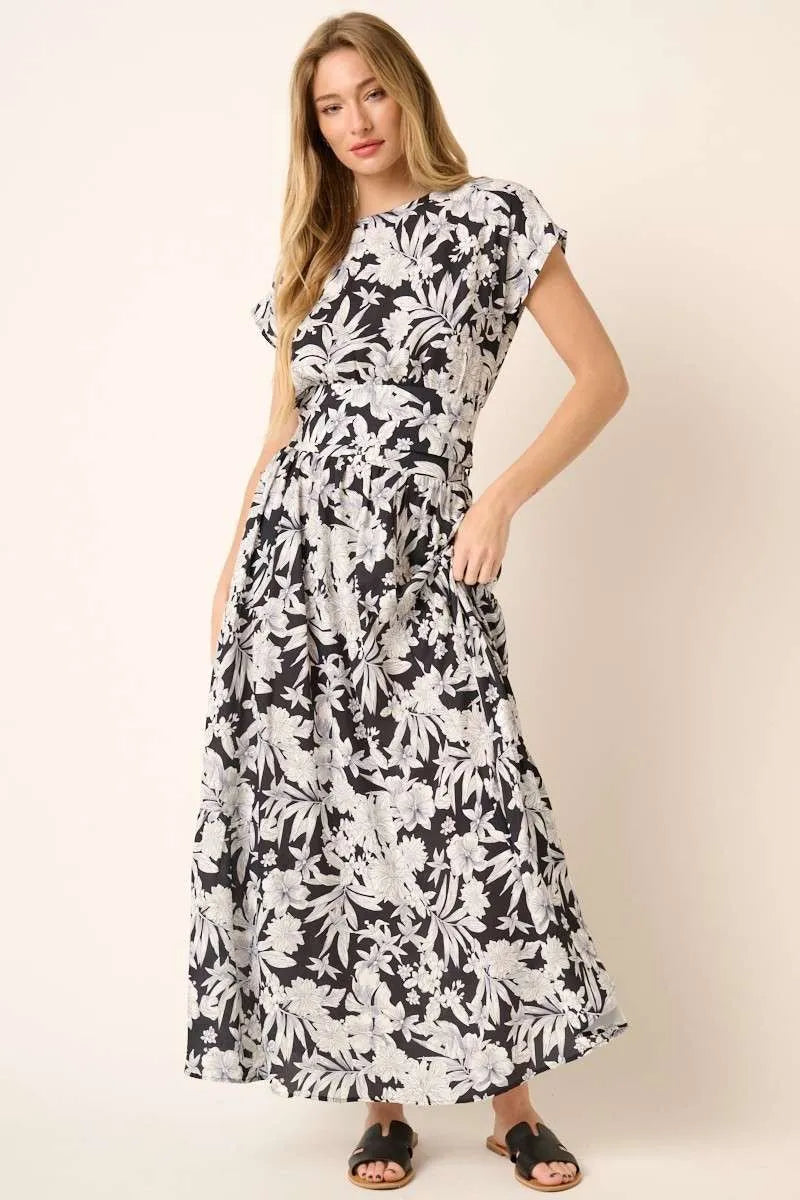 Mittoshop Tropical Print Top and Skirt Set - Fashorio