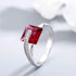 925 Sterling Silver Inlaid Zircon Ring - Fashorio