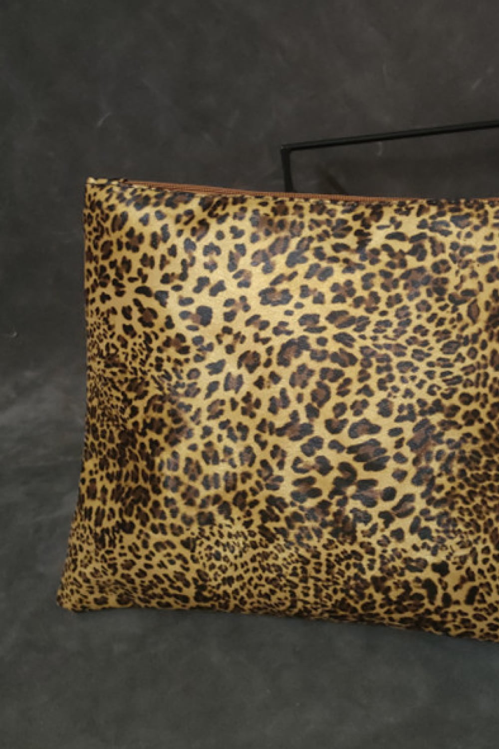 Leopard PU Leather Clutch - Fashorio