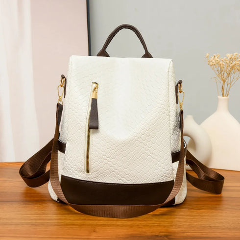 PU Leather Backpack Bag - Fashorio