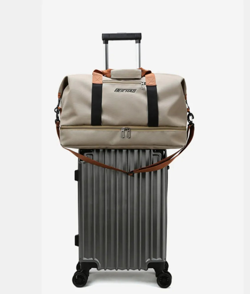 Oxford Cloth Oversize Travel Bag - Fashorio