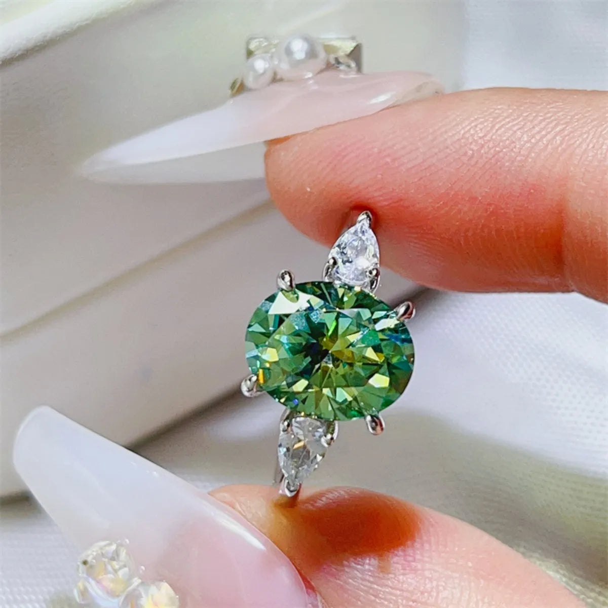 3 Carat Moissanite 925 Sterling Silver Ring - Fashorio