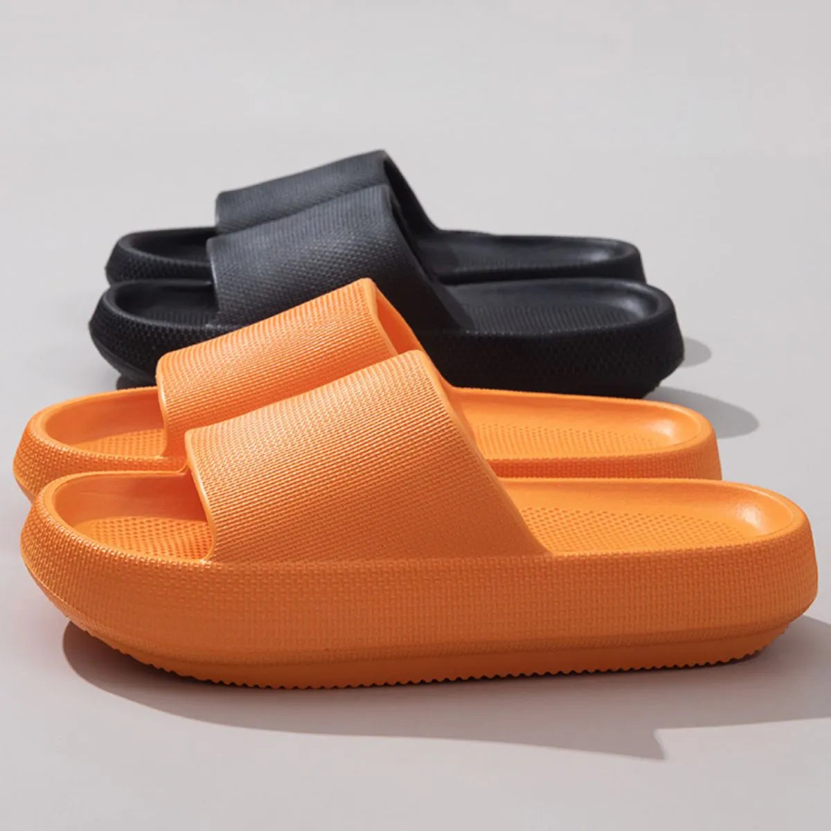 Open Toe Platform Slippers - Fashorio