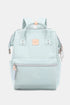 Himawari Water Resistant Canvas Backpack Bag with Side Pockets Sky Blue One Size - Fashorio