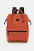 Himawari Waterproof Canvas Travel Backpack Bag with USB Port Orange One Size - Fashorio