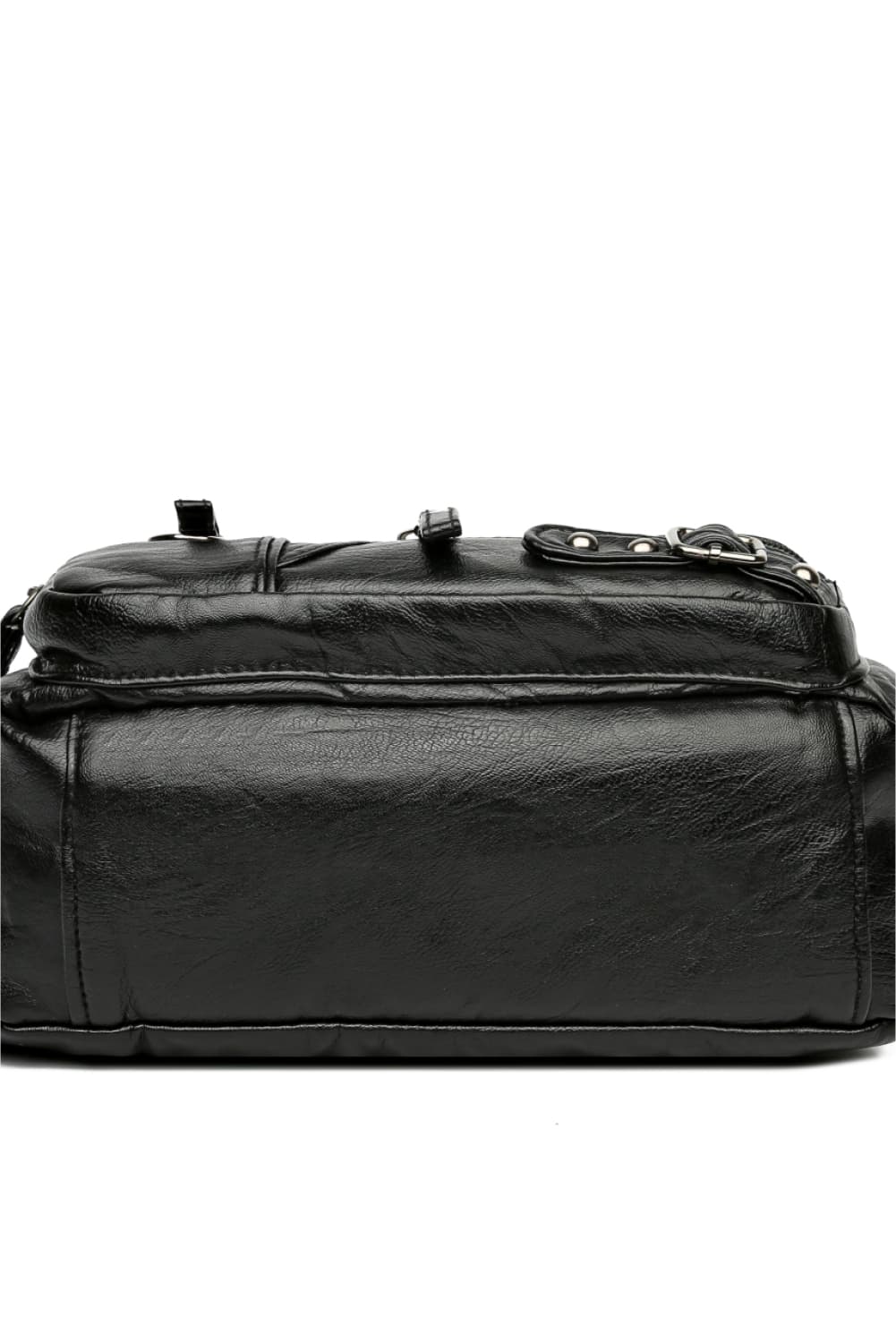 Multi-Pocket PU Leather Crossbody Bag - Fashorio