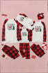 Slogan Graphic Top and Plaid Pants Set - Fashorio