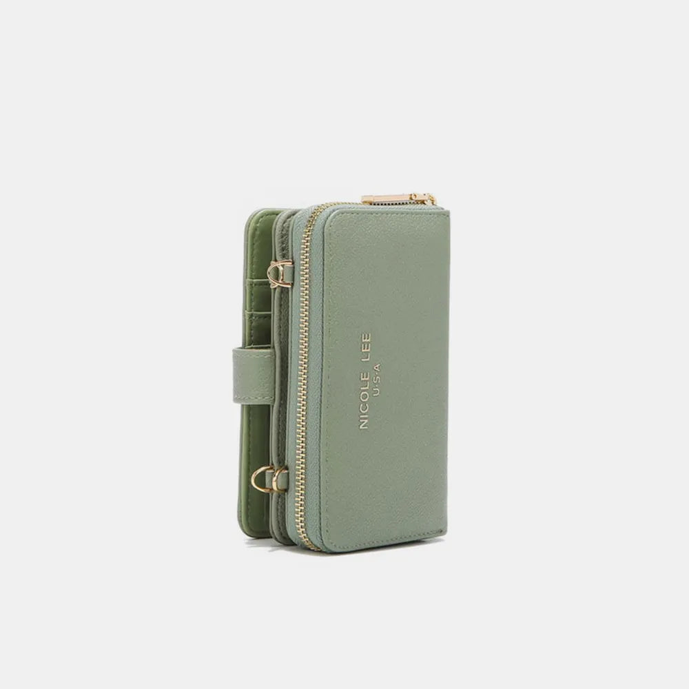 Nicole Lee USA 2 Piece Phone Case Crossbody Wallet - Fashorio