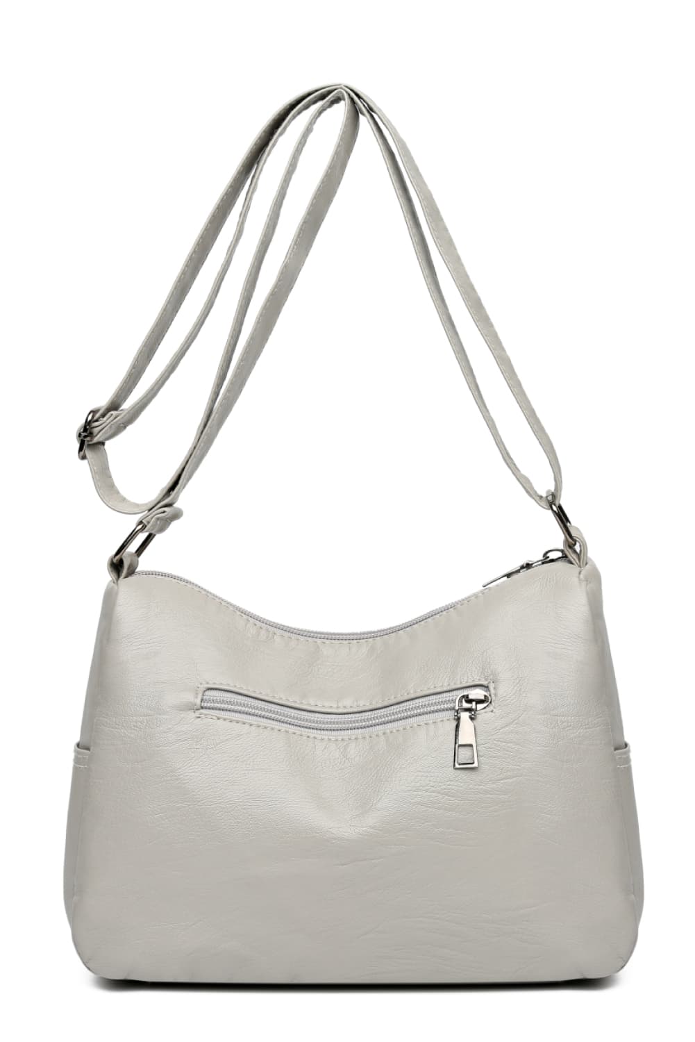 Multi-Pocket PU Leather Crossbody Bag - Fashorio