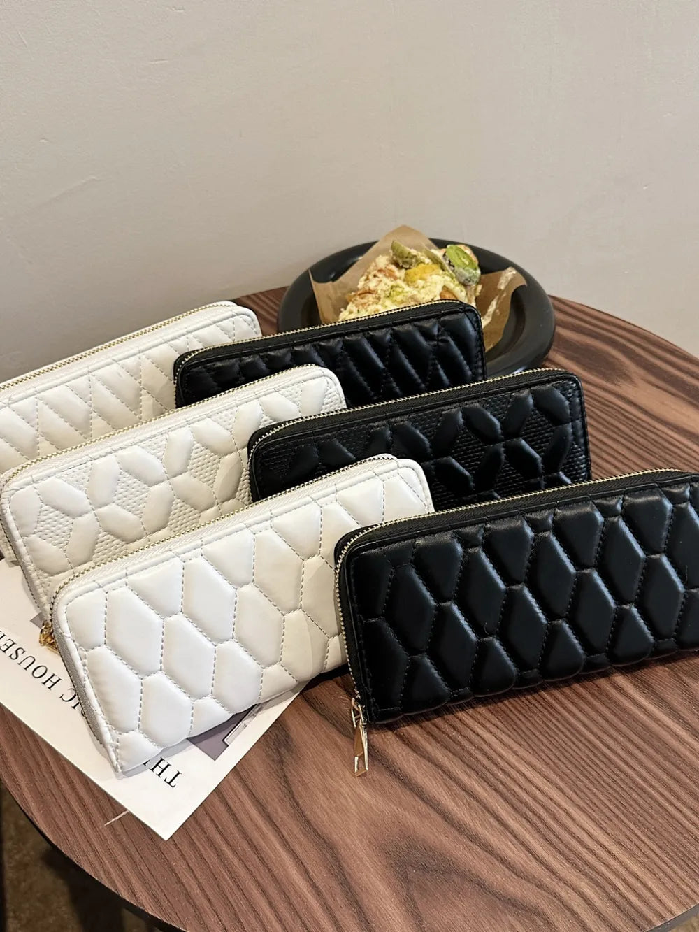 PU Leather Solid Color Wallet - Fashorio
