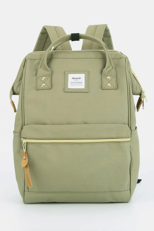 Himawari Waterproof Canvas Backpack Bag with Side Pockets Coach Green One Size - Fashorio