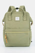 Himawari Waterproof Canvas Backpack Bag with Side Pockets Coach Green One Size - Fashorio