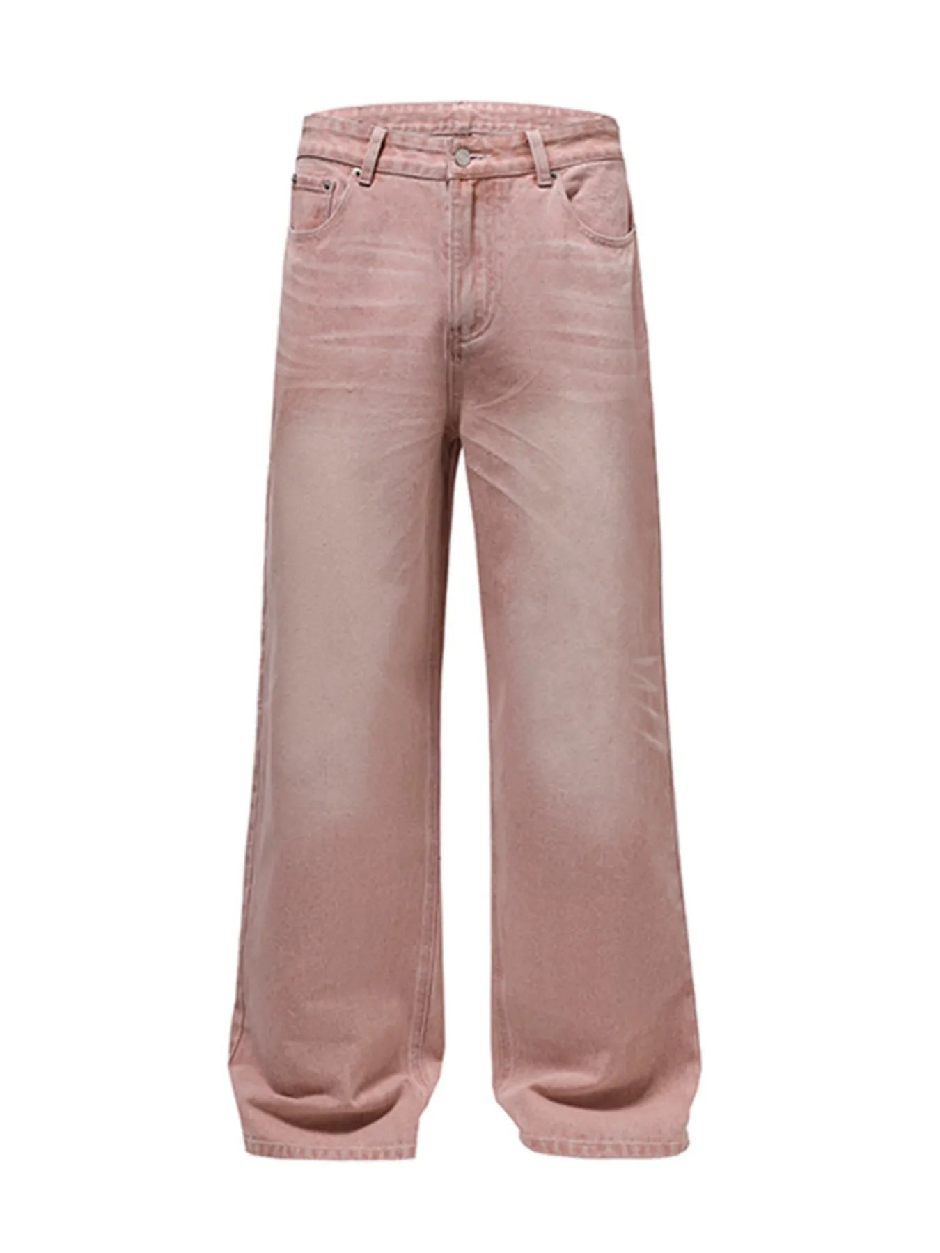 Men's Full Size Wide Leg Washed Baggy Jeans Plus Size - Fashorio