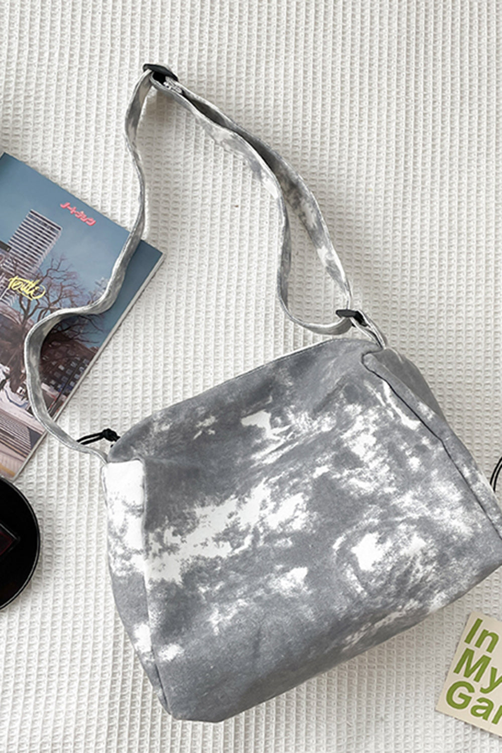 Tie-Dye Canvas Crossbody Bag - Fashorio