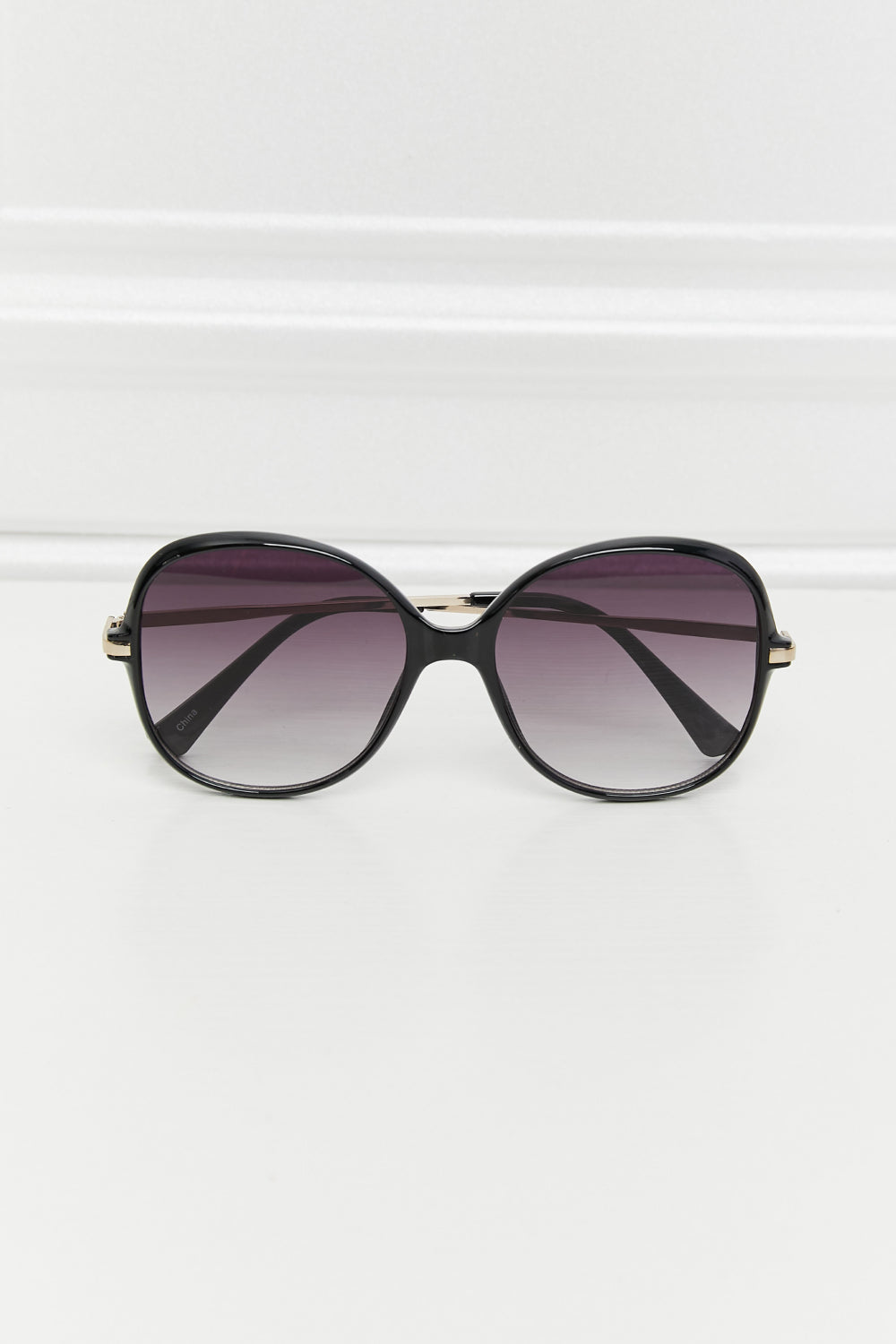 Metal-Plastic Hybrid Full Rim Sunglasses - Fashorio
